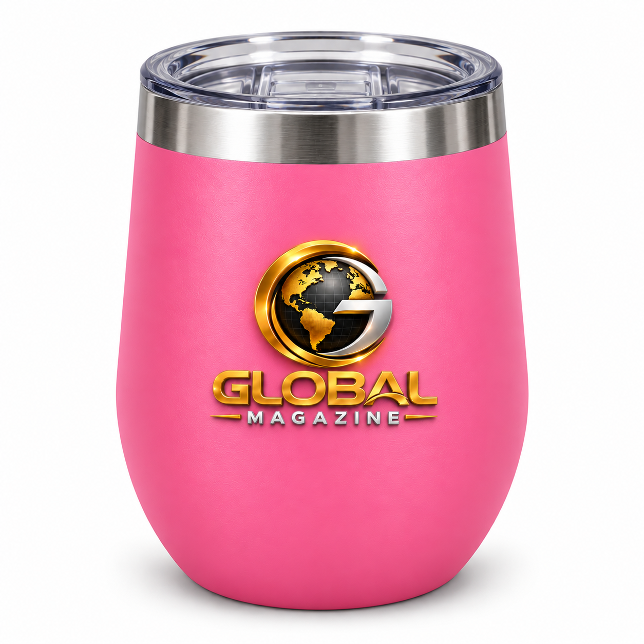 Copo Térmico 360ML Rosa - Global Magazine